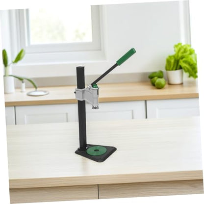 OUNONA Manual Desktop Bottle Capper Machine for Glass and Homebrew Beer Bottles, Adjustable Height 7.8-18.3 Inches, Iron Metal Construction with Stable Tabletop Base and Antislip Pad