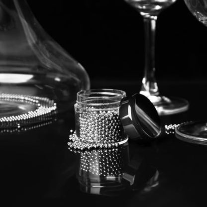 1500 PCS Metal Cleaning Beads Reusable Decanter Beads for Glass Bottles, 304 Stainless Steel Water Bottle Cleaner Balls 3mm Wine Glass Cleaning Beads for Decanters Vases Carafes, Wine Accessories - style: 1500pc Beads for Decanter