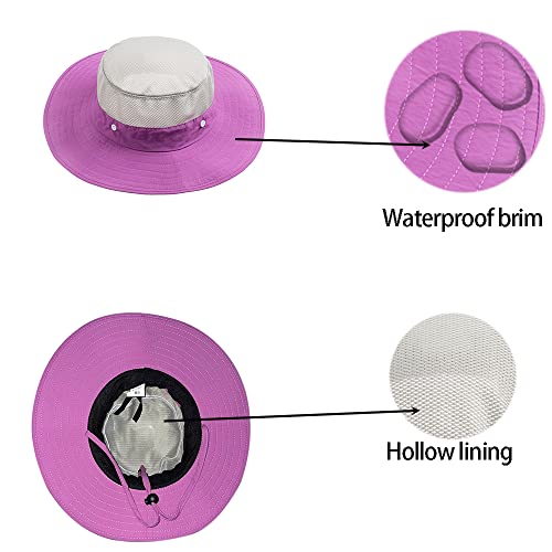 Mosquito Head net hat face Shield Fishing Cap bee Beekeeping Beekeeper Veil Hats for Men Women - color: Purple
