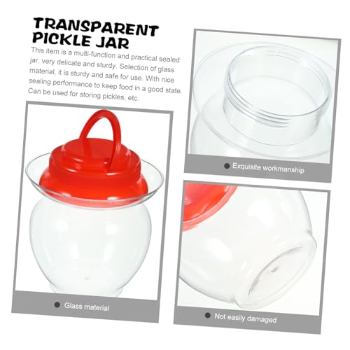 Pickle Jar Airtight Lid Multi-Use Fermenting Jar for Kimchi and Sauerkraut Food-Grade Storage Container for Kitchen