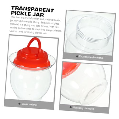 Pickle Jar Airtight Lid Multi-Use Fermenting Jar for Kimchi and Sauerkraut Food-Grade Storage Container for Kitchen