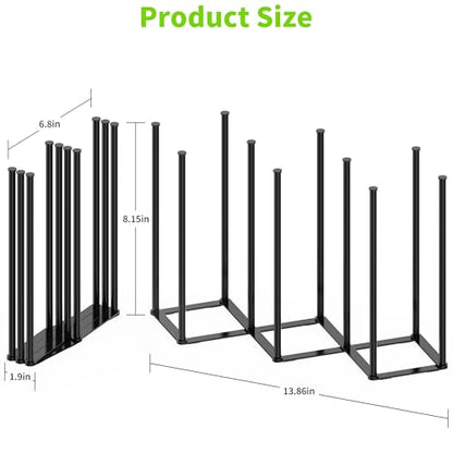 Collapsible Bottle Drying Rack, Foldable Baby Bottle Drying Rack, Portable Drainer Stand Holder for Water Bottles, Cup, Reusable Silicone Bag, Cutting Board (Black) - color: Black
