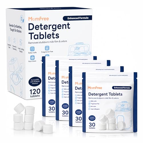 Solid Detergent Baby-Safe Tablets for All Baby Bottle Washer