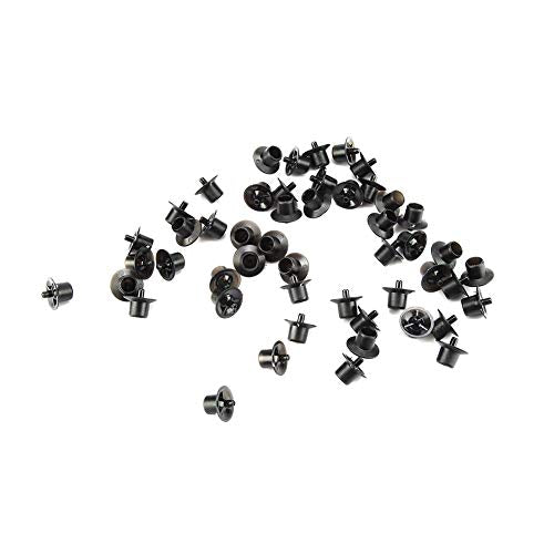 BRRNOO Beekeeping Queen Grafting Cell Cups, 50pcs Plastic Beekeeping Equipment for Apiculture, 0.74x0.63 Inches Black