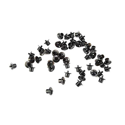 BRRNOO Beekeeping Queen Grafting Cell Cups, 50pcs Plastic Beekeeping Equipment for Apiculture, 0.74x0.63 Inches Black