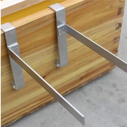 4pcs Stainless Steel Beekeeping Frame Support Holder Multifunctional Rustproof Beehive Support Rack Stable Bee Hive Tool(11-22.5cm) - color: 11-22.5cm