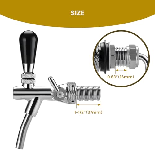 Adjustable Draft Beer Adjustable Faucet