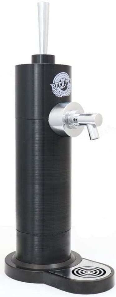 Richard Bergendi Home Draught Beer Pump, Beer kegerator, Beer Tap, Draft Beer Dispenser, Portable Mini Keg For All Can Beers, Ale, Birthday Gift for Men, Husband, Dad, Son, Beer Gifts For Men Black