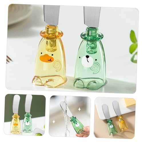 Healifty Stainless Steel Sauce Knife for Cheese Butter Peanut Jam Salad Dressing Bakery Multi-use Knife for Kitchen Tableware