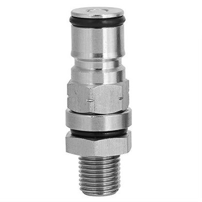 AUNMAS Gas Ball Lock Post, 304 Stainless Ball Lock Adapter, Keg Posts Parts with Pressure Relief Valve for HomeBrew Accessory