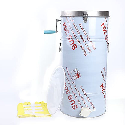 New Manual Honey Extractor 2 Frame Beekeeping Equipment 304 Stainless Steel Frame Beekeeping Equipment Drum