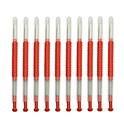 10pcs Beekeeping Grafting Needle Tool Non-Slip Grip for Precise Bee Transfer Queen Rearing Durable Construction Spring-Loaded Plunger for Enhanced Efficiency