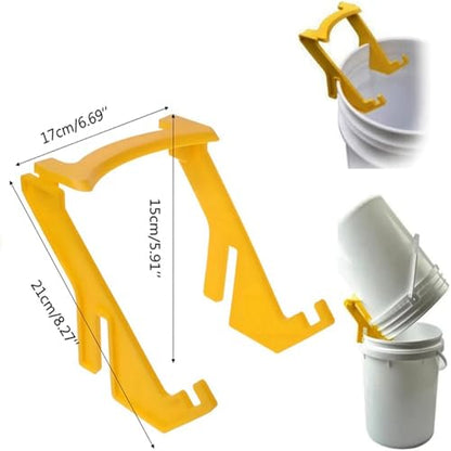 Honey Harvesting Beekeeping Starter Tool Kit, Set of 13,5 Gallon Plastic Honey Bucket Set for Beekeeping Supplies