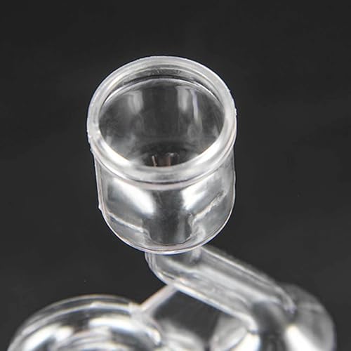 Bubble Airlock, Clear Fermentation Airlock, Food-Grade Homebrew Tool For Beer/Wine/Pickles, S-Shaped Water Seals With MAX Fill Line, Fits Most Jars & Crocks