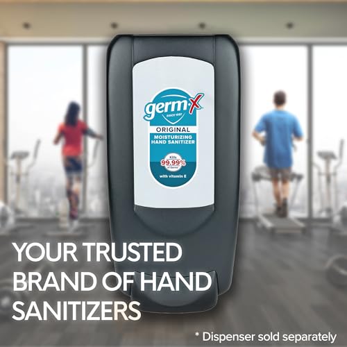 Germ-X Hand Sanitizer Refill Pod, 1150mL, Compatible with OmniPod Dispenser, No Rinse Moisturizing Formula with Vitamin E, Less Drying and Non-Sticky - style: Refill