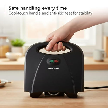 OVENTE Electric Panini Press Grill with Nonstick Plates, LED Indicator Lights, Thermostat Control, Compact Sandwich Maker Perfect for Cooking Breakfast, Steaks, Eggs Snacks & More, Copper GP0110CO - color: GP0110CO