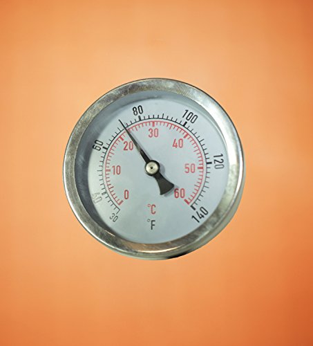 Fast Ferment Stainless Steel Thermometer. Compatible with our 3 Gallon, 7.9 Gallon and 14 Gallon Conical Fermenters. FasterFerment Accessories (Stainless Steel Thermometer)