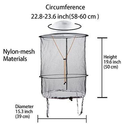 2 In 1 Beekeeping Beekeeper Protection Gloves and Bee Veil Hat Mosquito Mesh Cap for Men Women - color: White Hat + XL Gloves