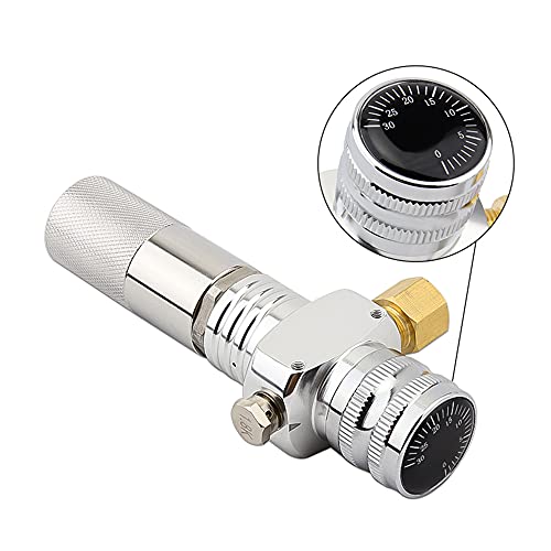 Nitrogen Keg 0-30 PSI Mini Gas Regulator Charger for Homebrew Beer Kegging Soda Coffee Making Tool