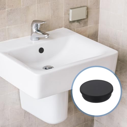 uxcell Silicone Hole Plug, Waterproof Round Rubber Stoppers Bottle Seal Plugs Tube Pipe End Caps for 50mm/1.97" Hole for Bathtub Bottle, Black - size: 50mm/1.97"