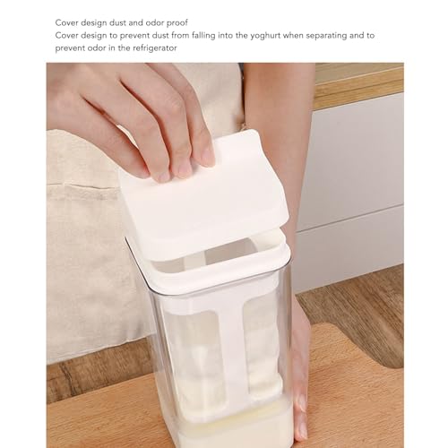 1 L Yogurt Strainer Yogurt Water Separator Juicing Food Sieve Strainer for Making Thick Greek Yogurt