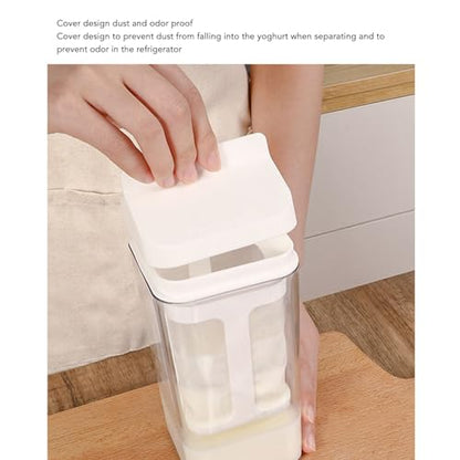 1 L Yogurt Strainer Yogurt Water Separator Juicing Food Sieve Strainer for Making Thick Greek Yogurt