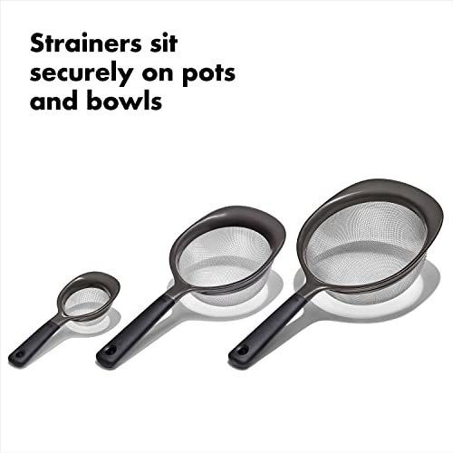 OXO Good Grips, 3 Strainer Set (Pack of 4) - size: 3 Strainer Set (Pack of 4)
