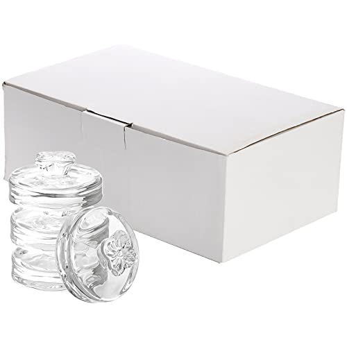 Okllen 9 Pack Glass Fermentation Glass Weights for Large Wide Mouth Mason Jars Easy Grip Handle, Dishwasher Safe