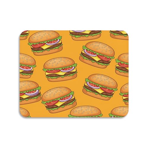 Cheeseburger Tomato Yellow Dish Drying Mat for Kitchen Counter Highly Absorbent Coffee Maker Mat Heat Resistant Dish Rack Pad for Sink Rack Pans Pots Utensils 15.7" x 11.8" - size: 15.7x11.8inch
