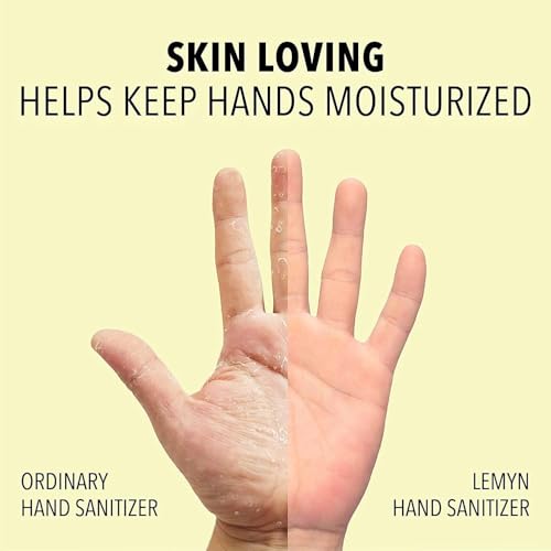 Lemyn Organics Medical‑Grade Hand Sanitizer Gel – 97 % Organic | 70 % USP Ethyl Alcohol | Moisturizing Aloe + Hyaluronic Acid | Freshly Made in USA | 12oz Bottle with Pump (PACK OF 2) - size: 12 Fl Oz (Pack of 2)