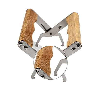 Stainless Steel Beehive Frame Holder Spleen Lifter Clip Tool for Beekeeping Easy Grip Frame Lifter for Harvesting and Hive Inspections
