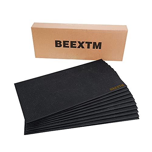 BEEXTM 9 inch BEE'S Plastic Waxed Coated Foundations 10 DEEP Hive Sheets BEE Black