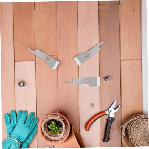 2pcs Stainless Steel Beekeeping Tools Curved Hive Scrapers with Frame Lifters for Efficient Honey Extraction and Beehive Maintenance