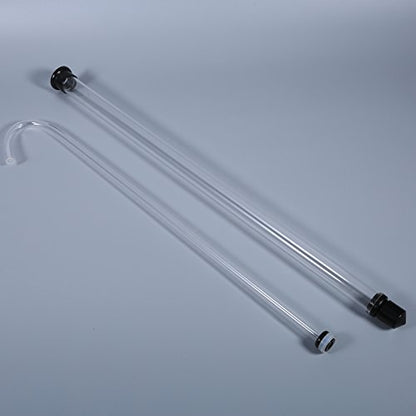 Racking Cane for Beer Wine with Plastic Tubing - Compatible with Bucket Carboy Bottle for Homebrewing Transferring