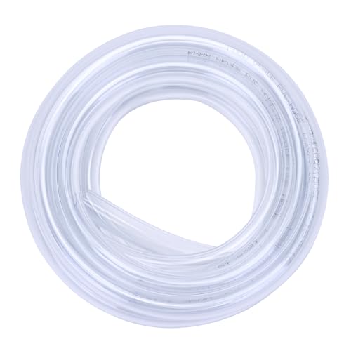 DERNORD PVC Tubing 7/16"ID X 9/16"OD Flexible Clear Vinyl Hose 10 Feet for Food Grade - size: 10 Feet, style: 7/16"ID X 9/16"OD