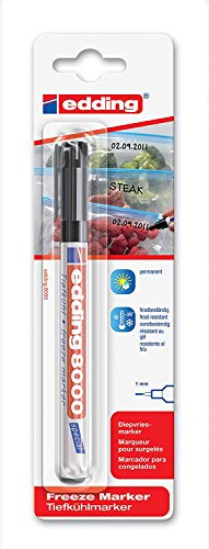 edding Edding 8000 Special Freezer Marker 1 mm Black