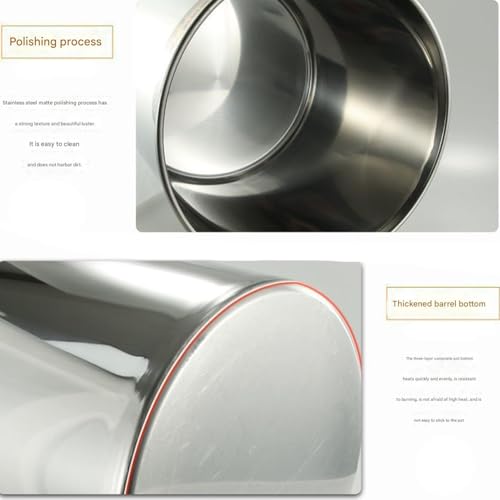 Stainless Steel Stock Pot with Spigot - Food Grade 304 Brewing Kettle with Lid and Soft-Touch Handles for Home and Outdoor Cooking, Perfect for Soups and Home Brewing - color: 9.8*9.8*9.8in(10l)
