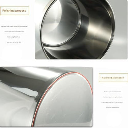 Stainless Steel Stock Pot with Spigot - Food Grade 304 Brewing Kettle with Lid and Soft-Touch Handles for Home and Outdoor Cooking, Perfect for Soups and Home Brewing - color: 9.8*9.8*9.8in(10l)