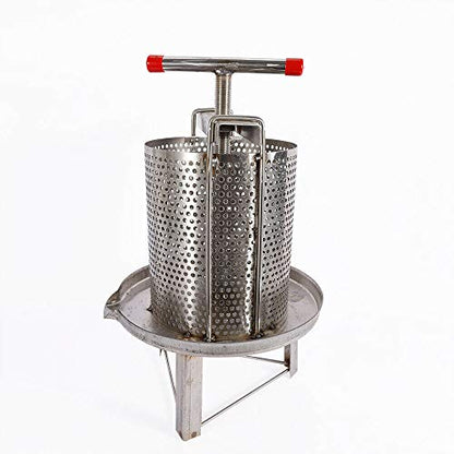 Manual Honey Press Extractor Household Honey Press Mesh Tool Stainless Steel Mesh Wax Press Beekeeping Tool
