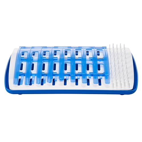 Dr. Brown's Folding Baby Bottle Drying Rack for Easy Storage - Dry Nipples,Pacifiers and Other Baby Essentials,BPA Free,(Pack of 6) - color: Folding Drying Rack (Pack of 6)