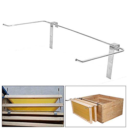 Beekeeping Supplies Tool, Beehive Frame Holder, Stainless Steel Beehive Frame Holder Beekeeping Perch Stand Support Bracket Rack for Beekeepers by Farmstand Supply