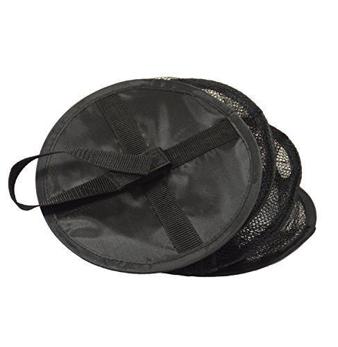 9 Inch 7 Level Micro Hanging Dry Net Indoor/Closet Drying Rack for Herbs, Organizer, Freshner - Black Mash Screen with Top-to-Bottom Zipper - Apartment Size with Zipped Storage Pouch - size: 7 Level Net