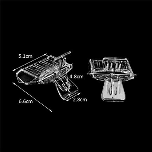 5 Pack Plastic Queen Bee Catcher Queen Bee Cage Catcher Clips Trap Box Beekeeping Tool for Beekeepers (Transparent)