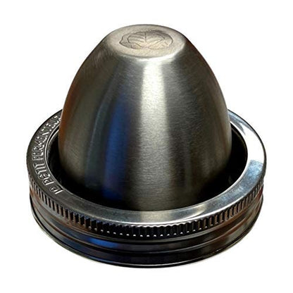 ChouAmi (The Little Fermenter) Stainless Steel Fermenting Lid for Le Parfait Glass Canning Jars (Device Only)