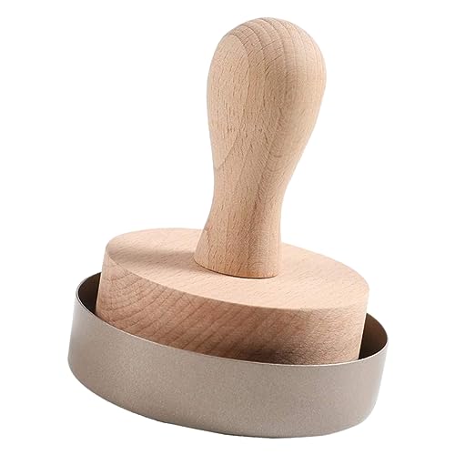 Wood Tart Tamper Tart Press Tool Wood Egg Tart Pusher DIY Baking Dough Press Pastry Tamper Wooden Tart Mould, Assorted Color