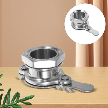 Stainless Steel Honey Gate Valve for Honey Extractor Bucket Beekeeping Equipment Accessory Compatible with Extractor Tools