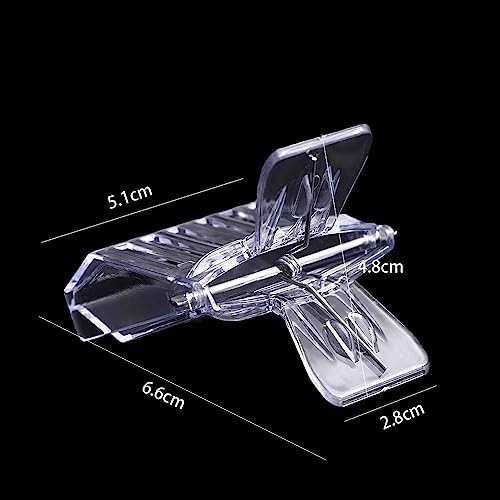 Pokinge 5Pcs Queen Bee Cage Catcher Clips,Transparent Plastic Queen Catcher Queen Bee Catcher Queen Bee Cage Bee Queen Marking Catcher Queen Catching Tool