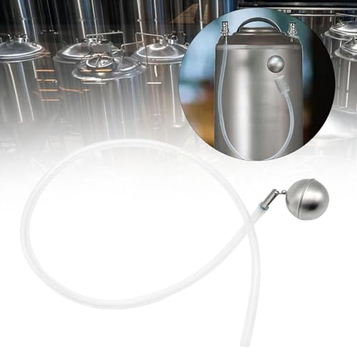 Beer Keg Ball Float Silicone Tube Stretchability Metal Homemade Ball for Conical Rounder Fermenter Attachments, Float Ball - size: Float ball