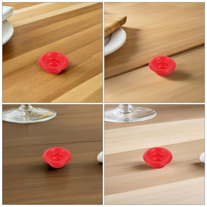 Zerodeko 20pcs Silicone Seal Gasket Replacement for Swing Top Bottles, Leak-proof Red Half and Full Coverage Caps, Sturdy Water Bottle Lid Seal for Home Brew Beer and Soda