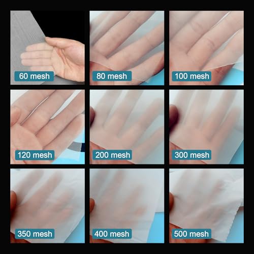 39 x 78 Inch Nylon Mesh Filter Fabric, 25-250 Micron Ultra Fine Mesh Strainer for Straining Juice Coffee Paint (100 mesh /150 μm) - style: 100 Mesh